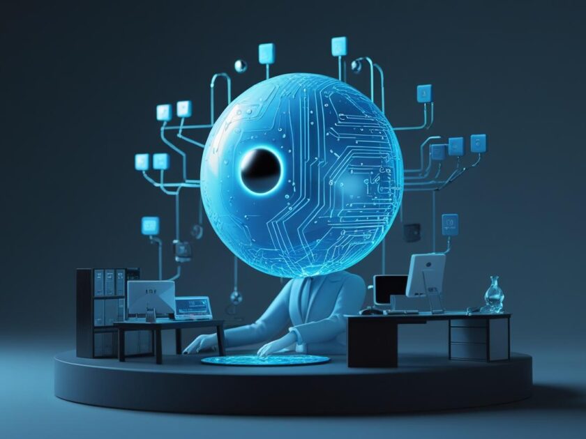 _Aliado digital para tu negocio_ quiero una imagen que haga referencia a lo antes indicado en tonalidades azules